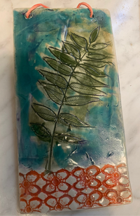 Ceramic Botanical Plaques by Marlies Gueth