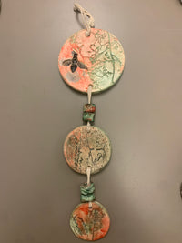 Round Triple Disc Plaques by Marlies Gueth