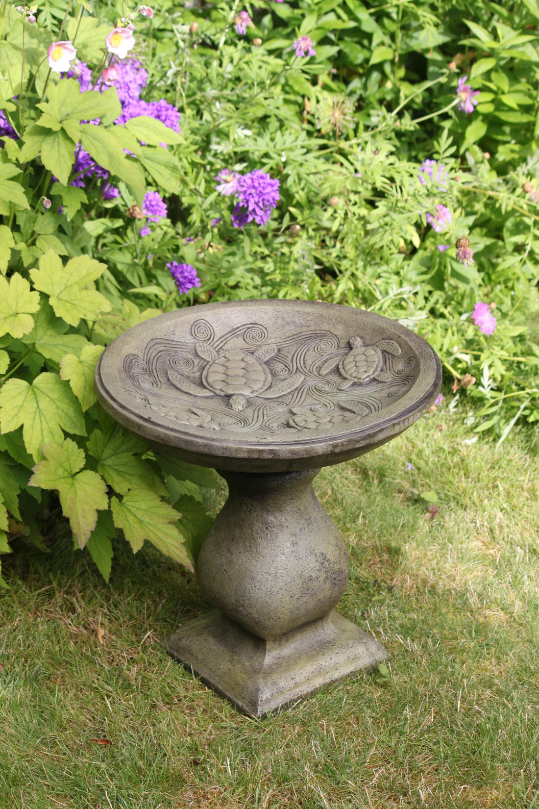 Turtle Birdbath - Small