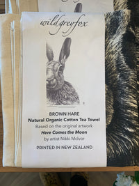 Brown Hare Tea Towel