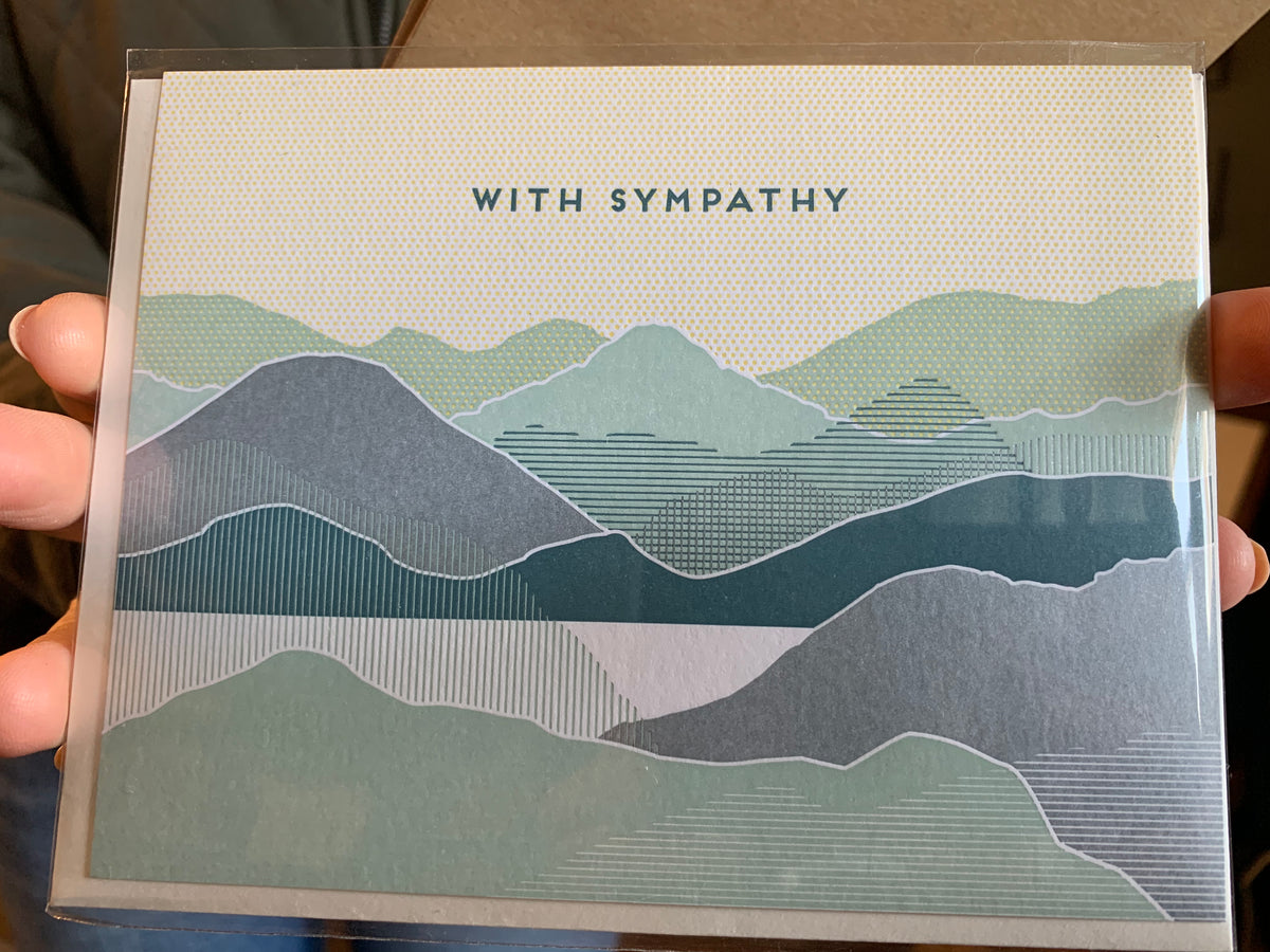 Coastal "With Sympathy" Card