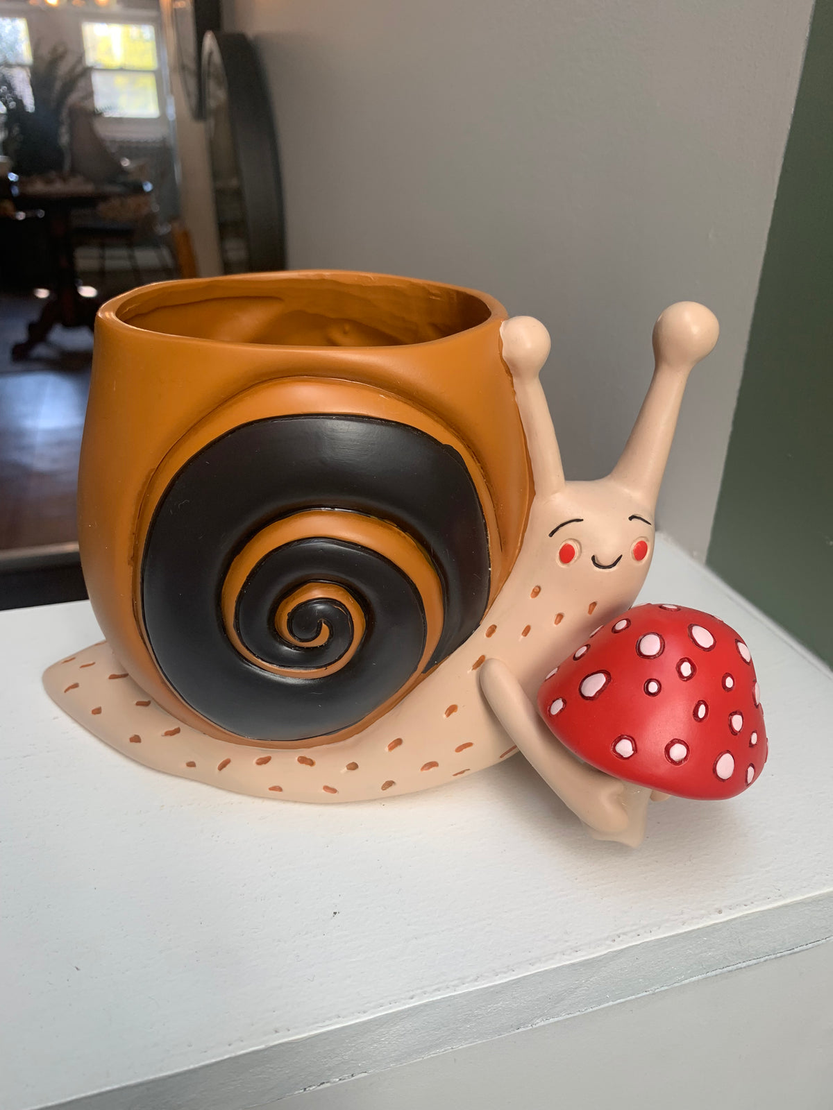 Slow and Steady Snail Planter