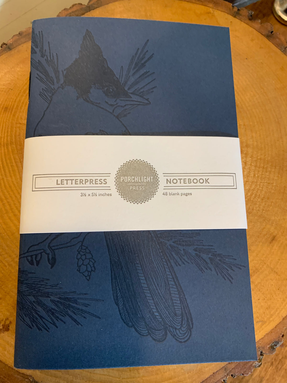 Small Notebook with Embossed Stellar's Jay Bird
