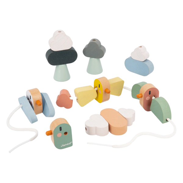 Thread-Your-Own Bird Beads Toy