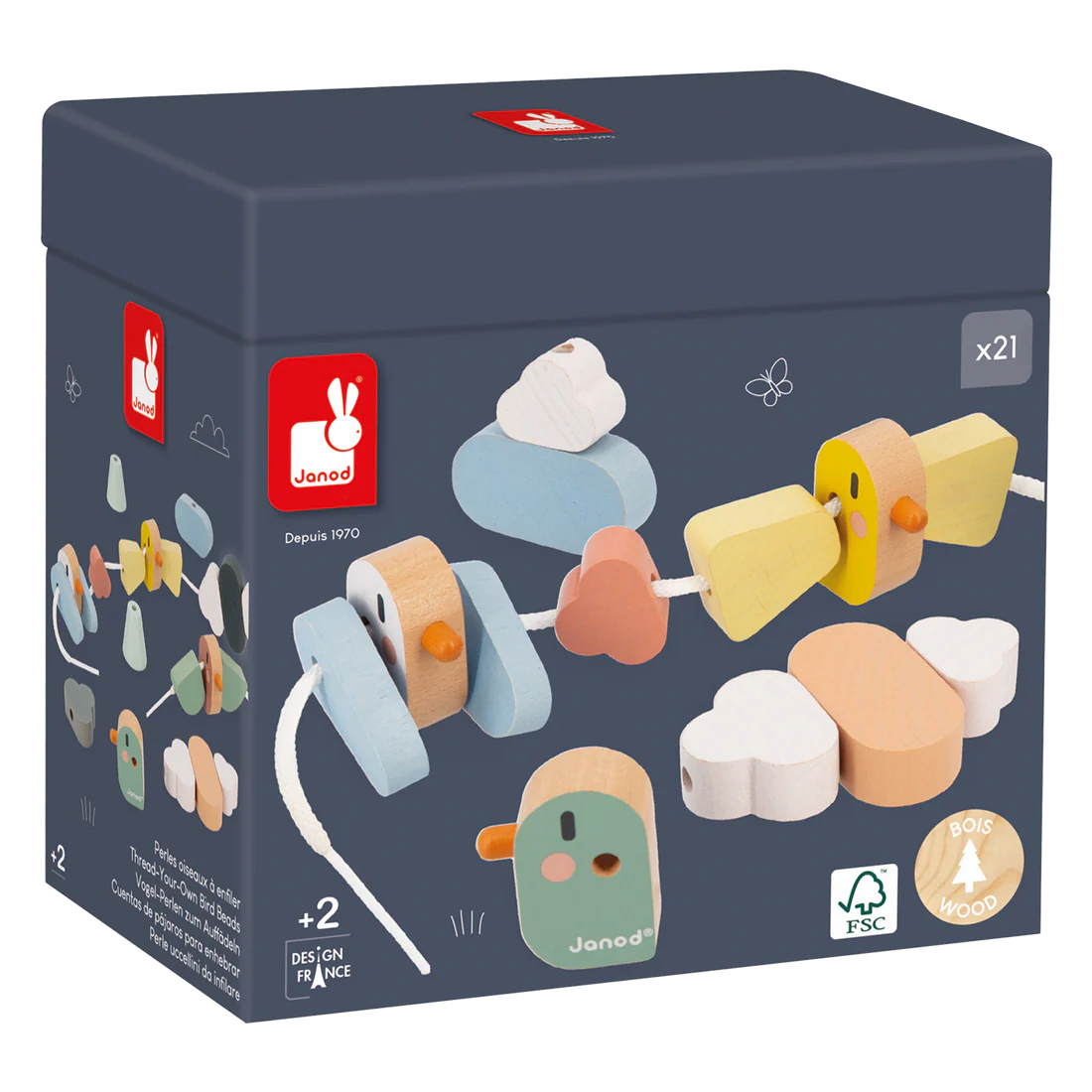 Thread-Your-Own Bird Beads Toy