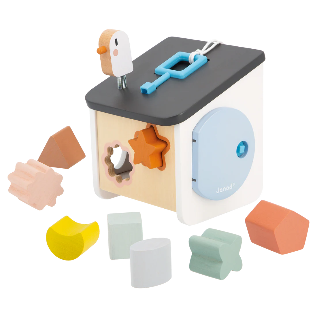 Bird House Shape-Sorter Toy