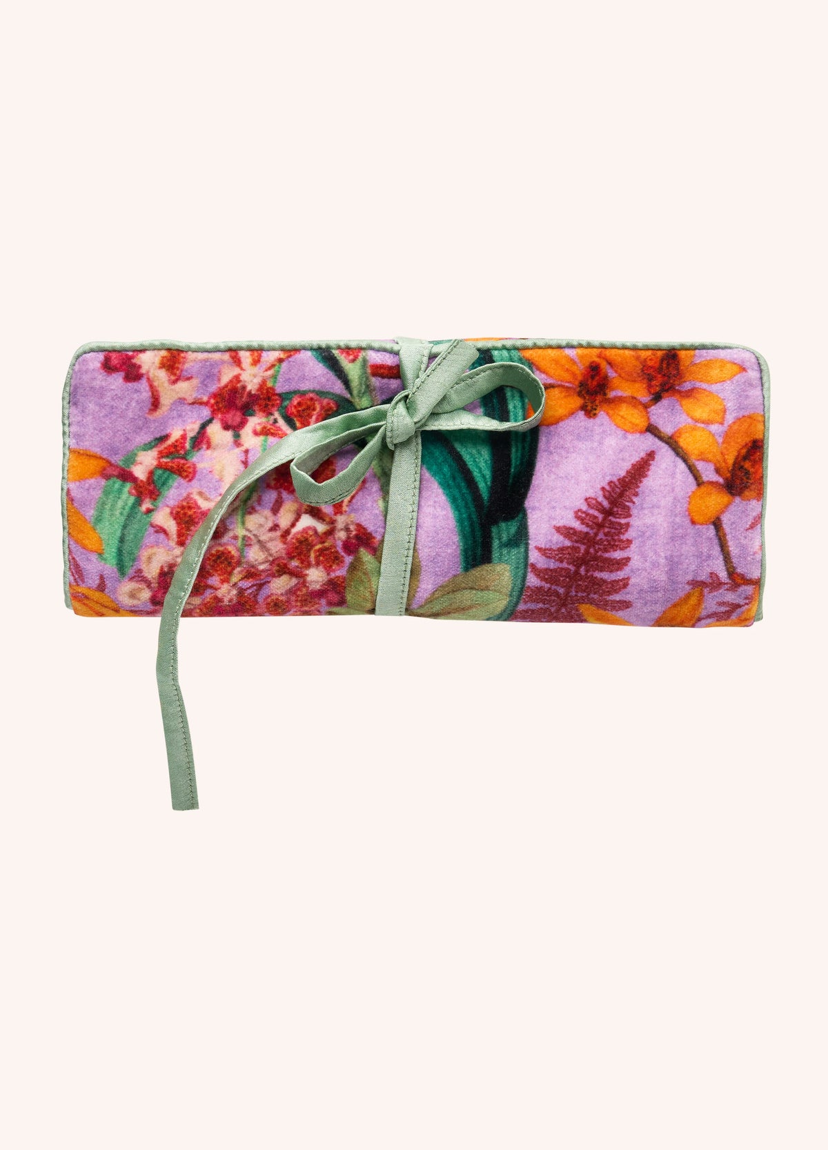 Botany Bliss Jewelry Roll - Lavender