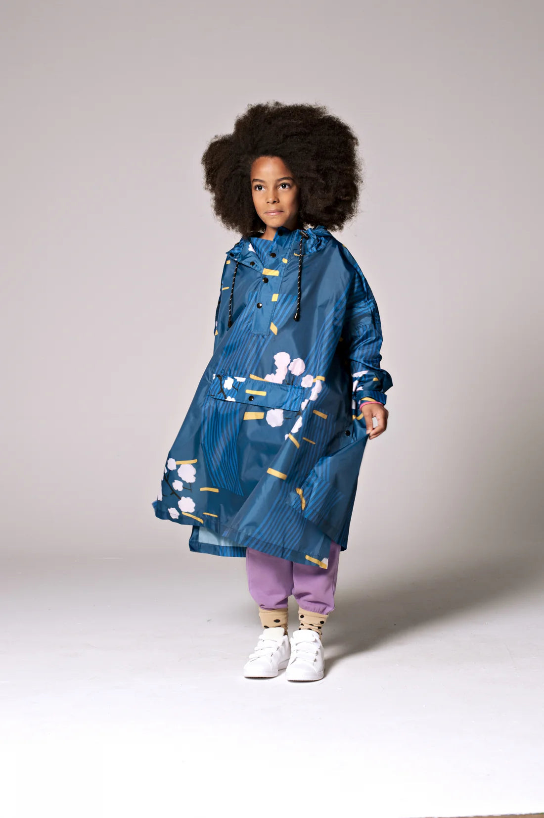 Rainkiss Japanese Blossom Kids Poncho