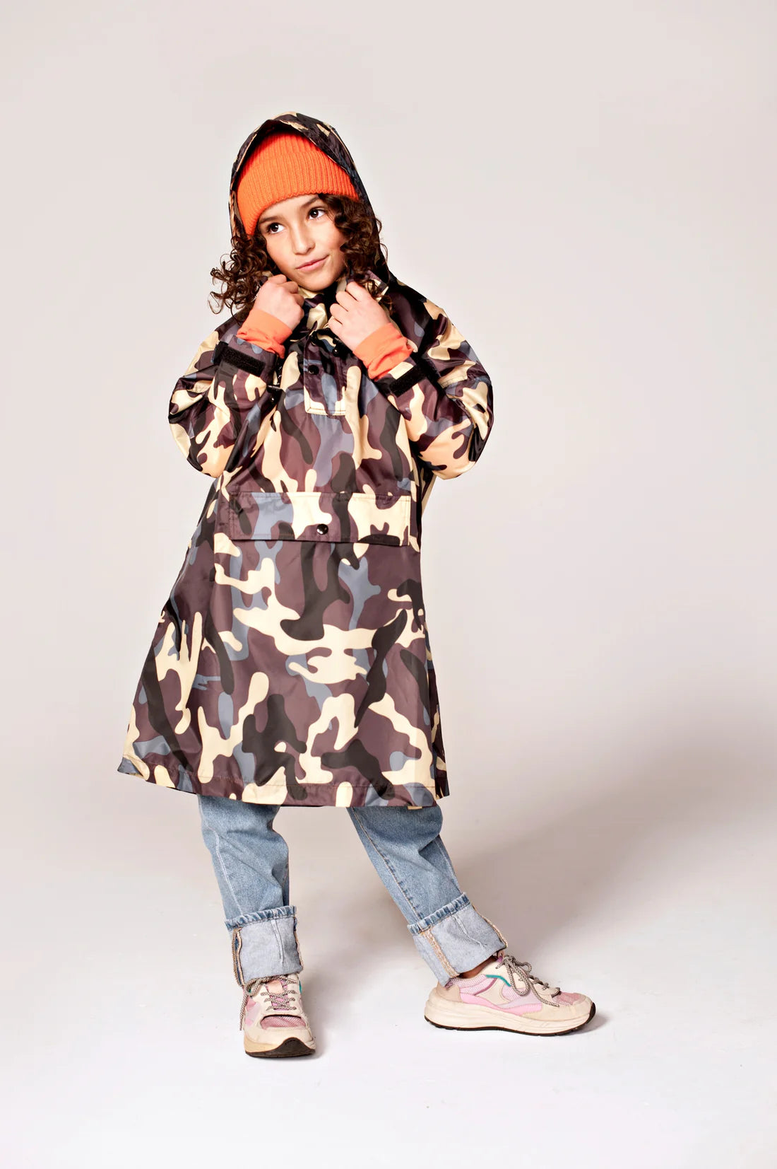 Rainkiss Jungle Camo Kids Poncho