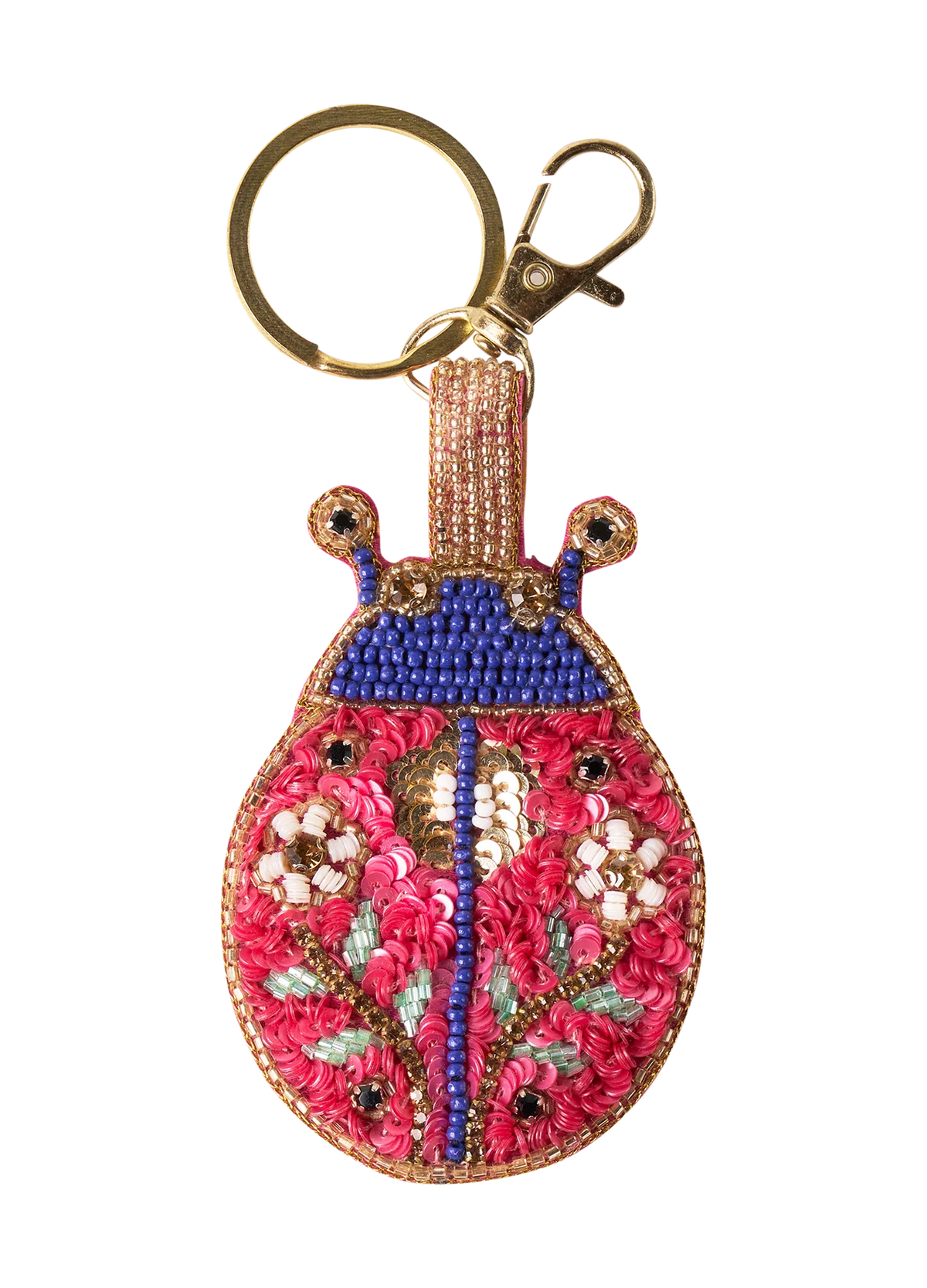 Beaded Keyring - Lovely Ladybird