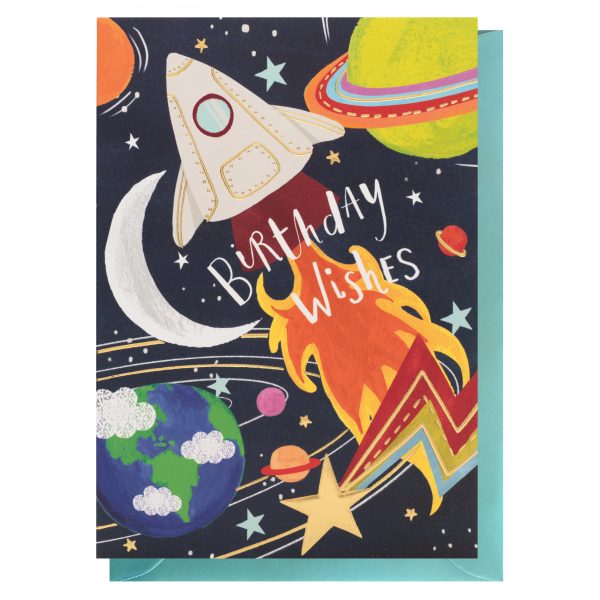 Kids Tiny Sparkles - Birthday Wishes - Space