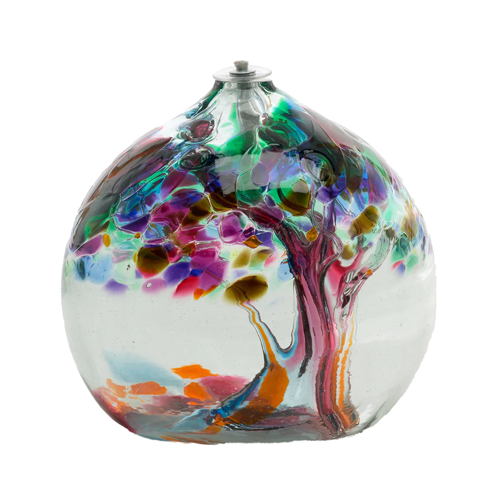 6" Tree of Friendship Oil Lamp