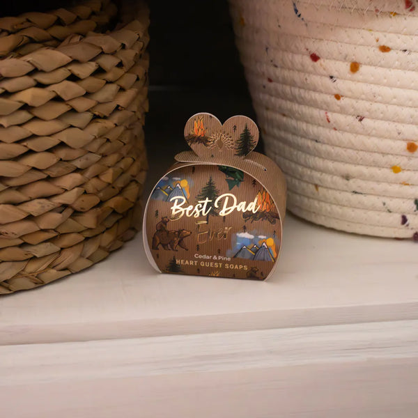 "Best Dad Ever" Heart Shaped Soap Set