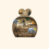 "Best Dad Ever" Heart Shaped Soap Set