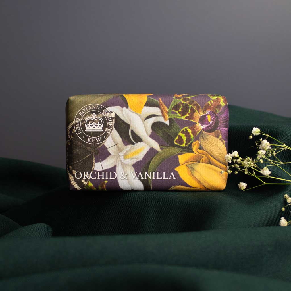 English Soap Co. Orchid and Vanilla Bar
