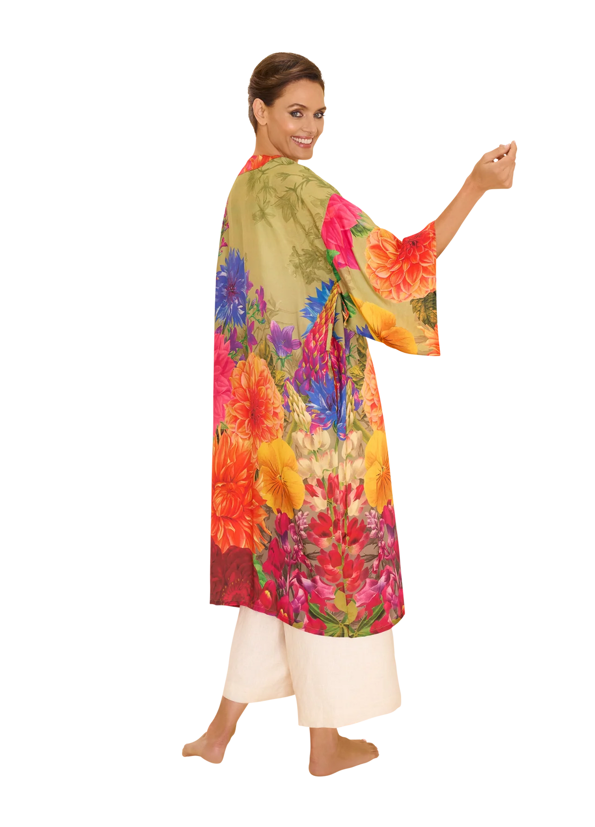 Kimono Gown - Bountiful Blooms