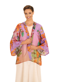 Kimono Jacket - Botany Bliss in Lavender