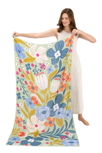Print Scarf - Garden Friends in Wild Flowers