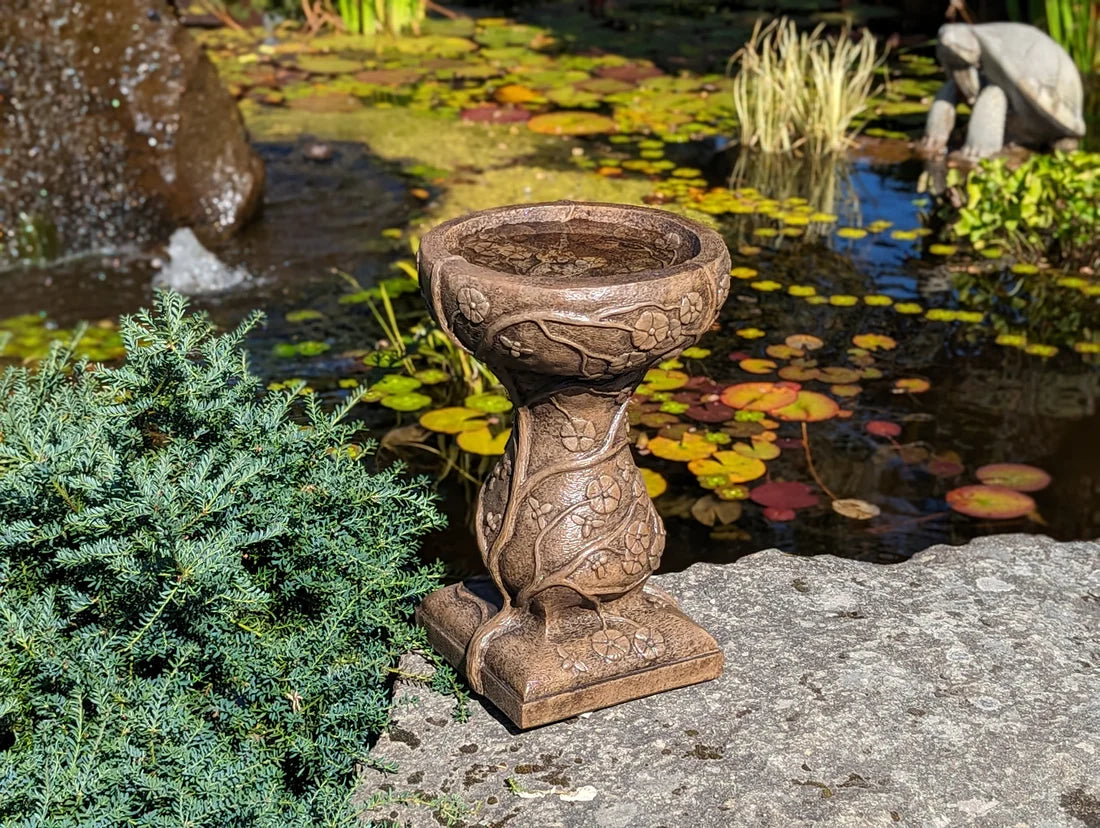 Patio Birdbath - Cherry Blossom