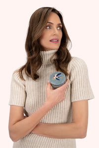 Swooping Swallows Emroidered Jewelry Box