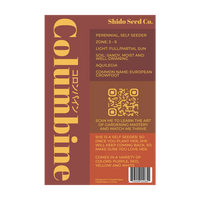 Columbine Flower Seeds Packet