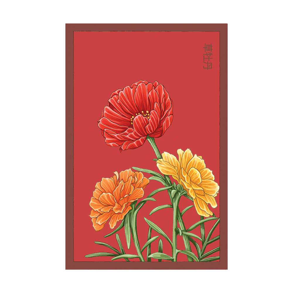 Herbaceous Peony Flower Seeds Packet