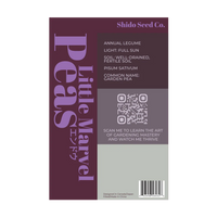 Little Marvel Peas Vegetable Seeds Packet