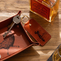 Leather Keyring - Golf