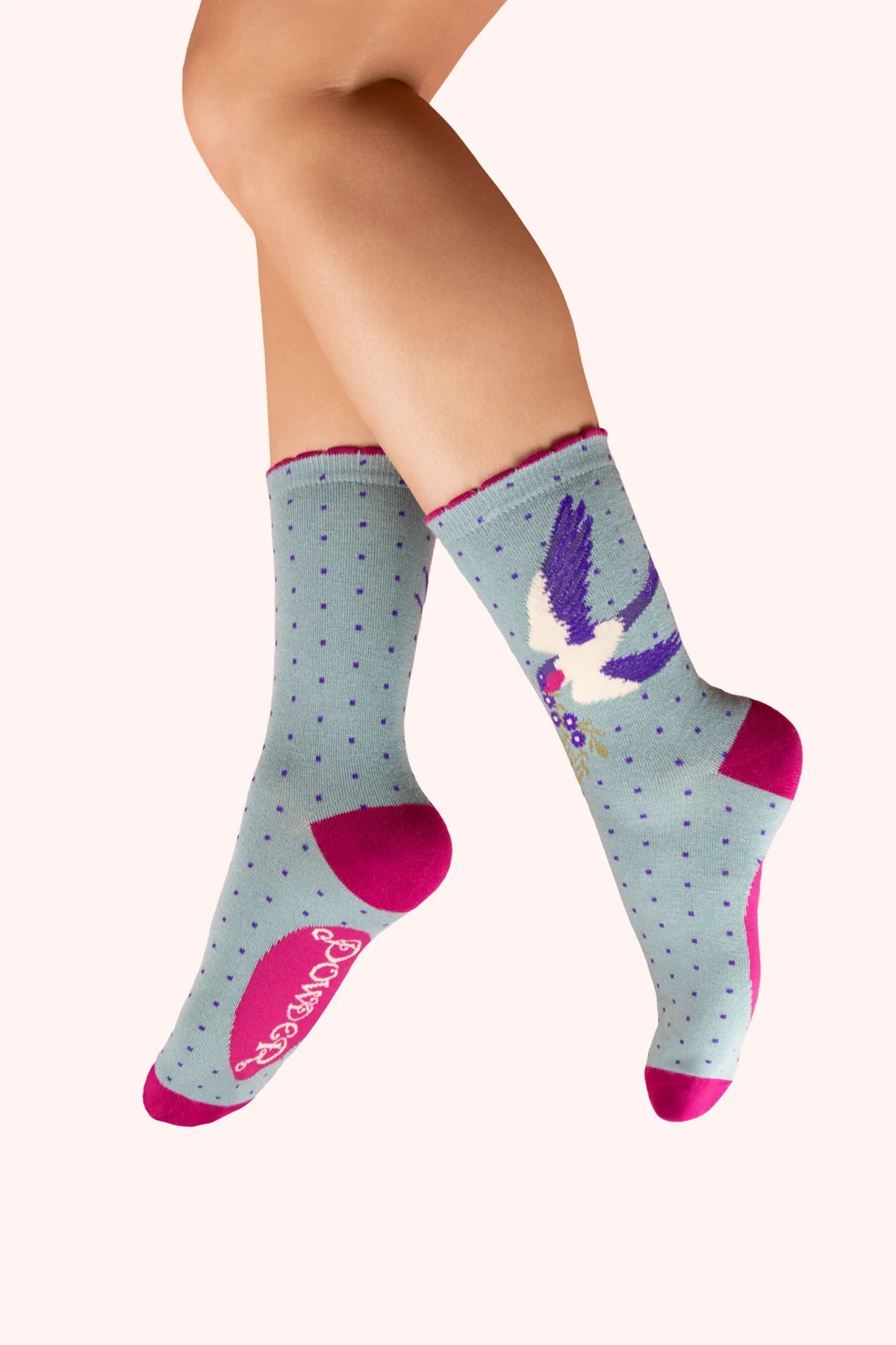 Powder Women's Socks - Swooping Swallows