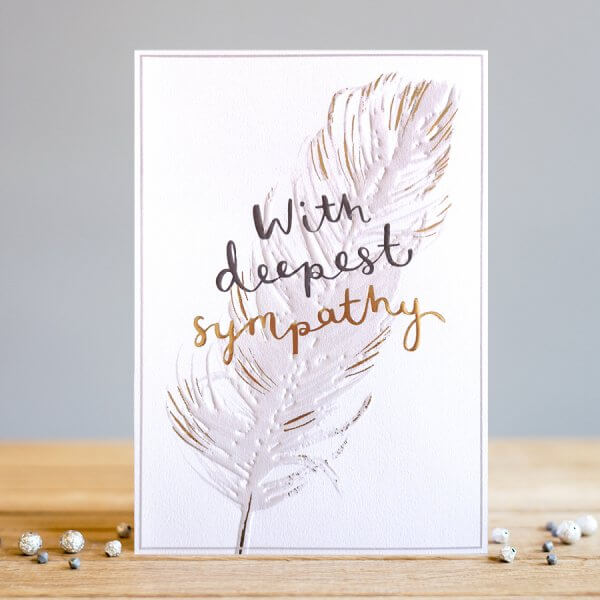 Sweet & Simple - With Deepest Sympathy - Feather