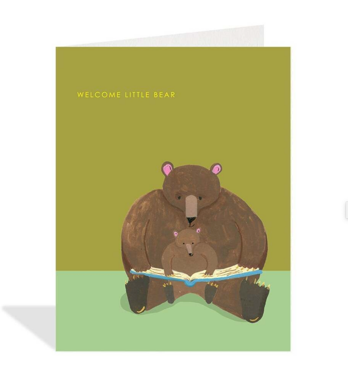 Welcome Little Bear Greeting Card