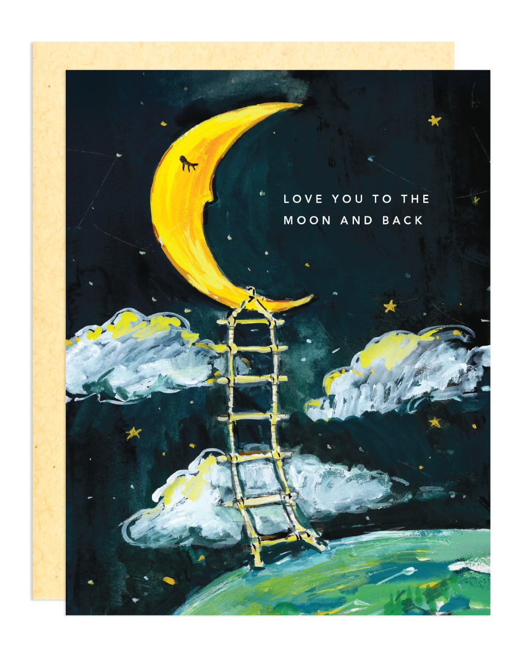 Love you to the Moon Greeting Card