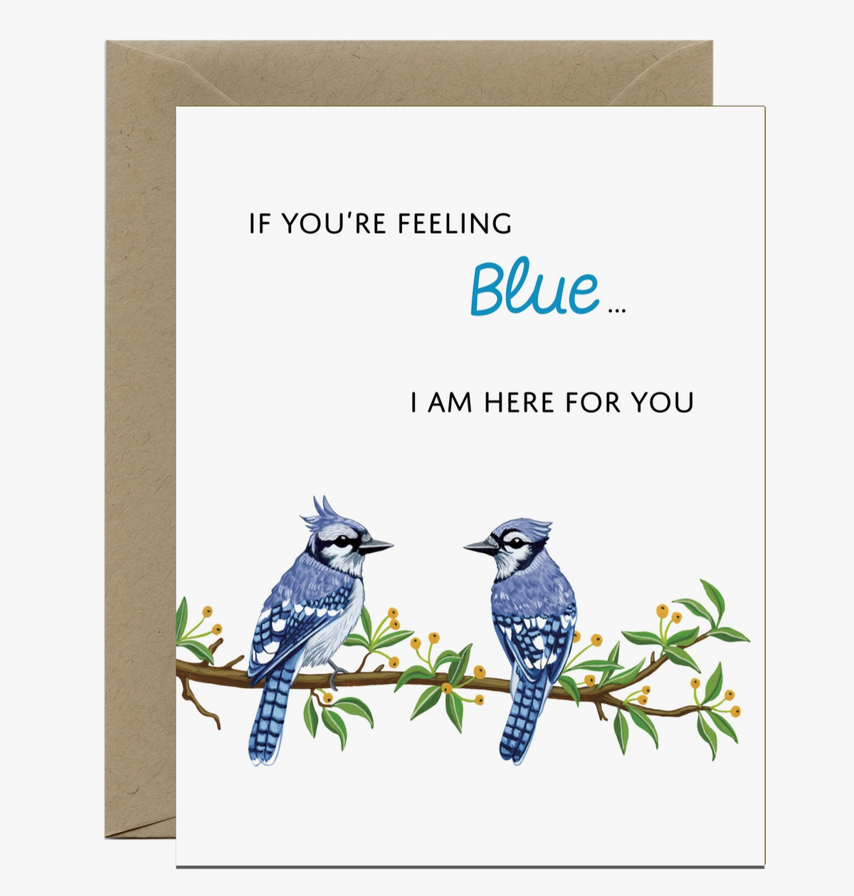 Blue Jay Encouragement Card