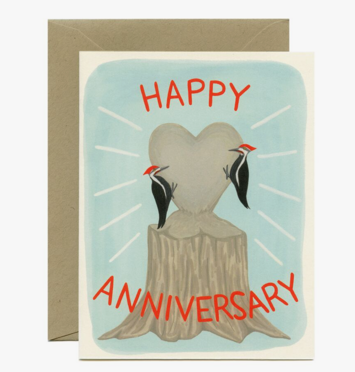 Woodpeckers Anniversary Card