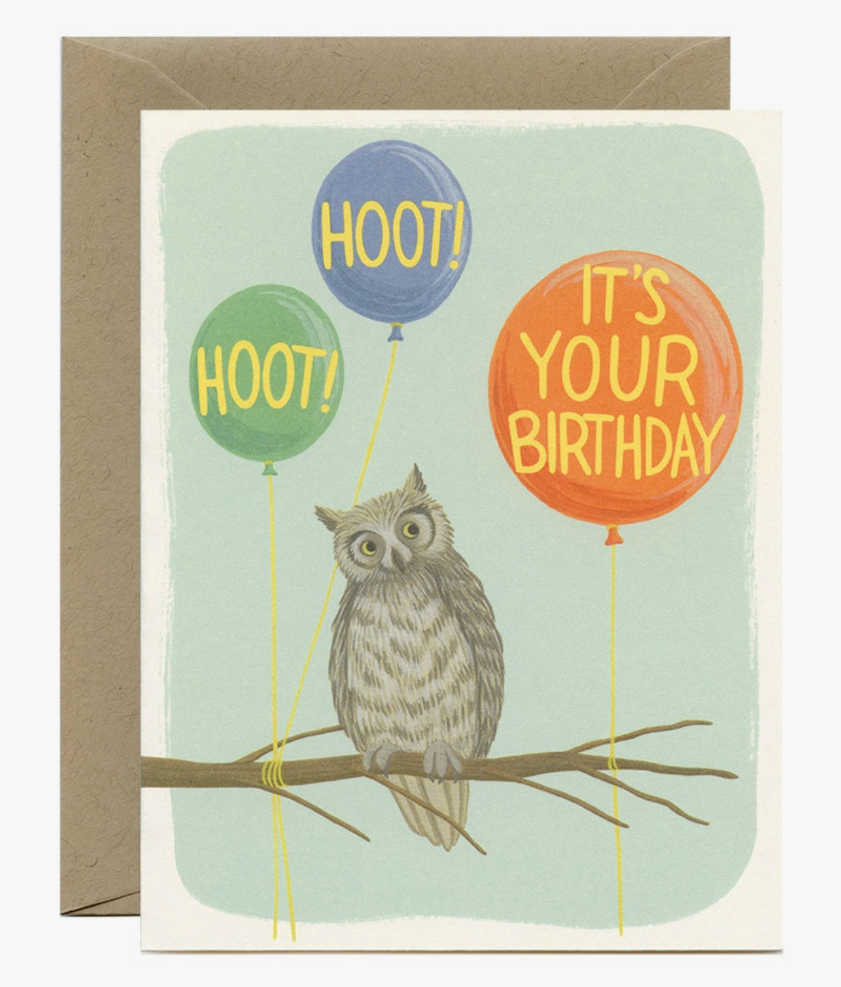 Hoot Owl Birthday Card