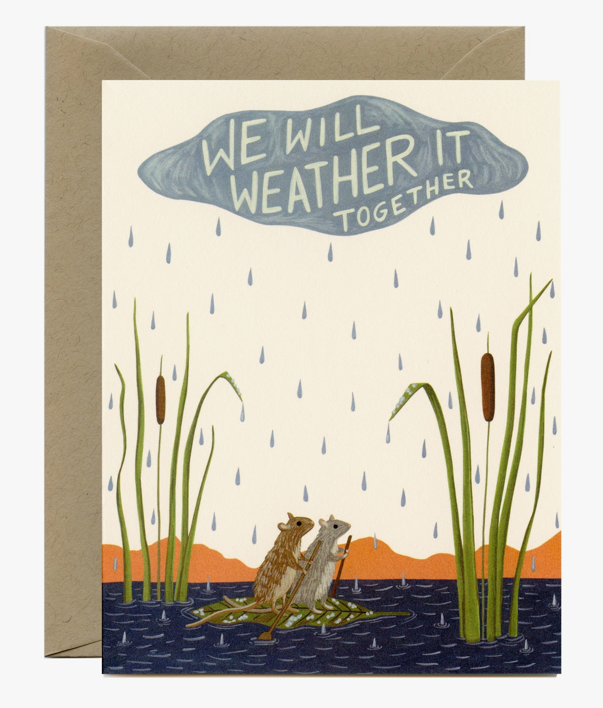 Weather it Together Sympathy Card