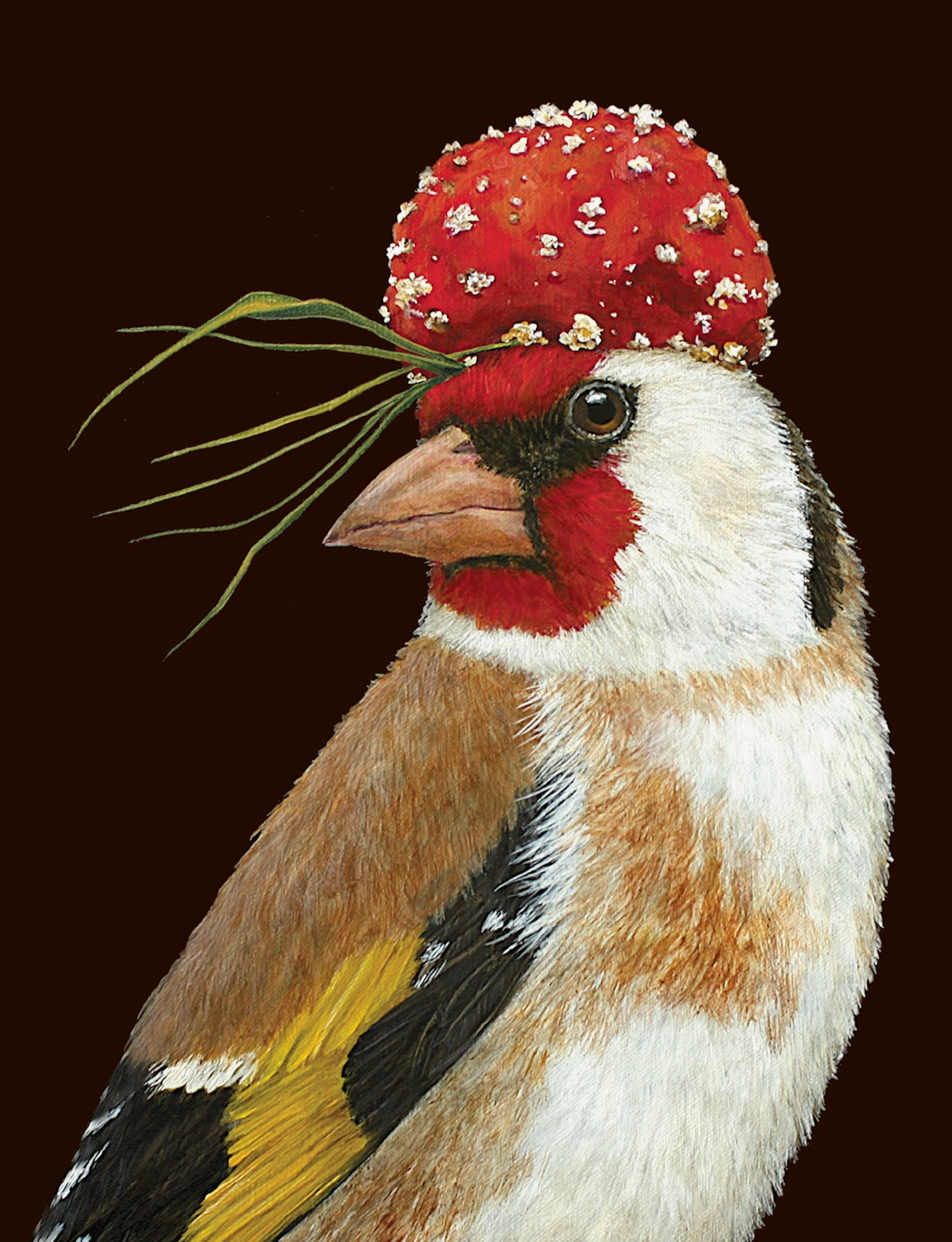 Vicky Sawyer Chauncey the Goldfinch Card