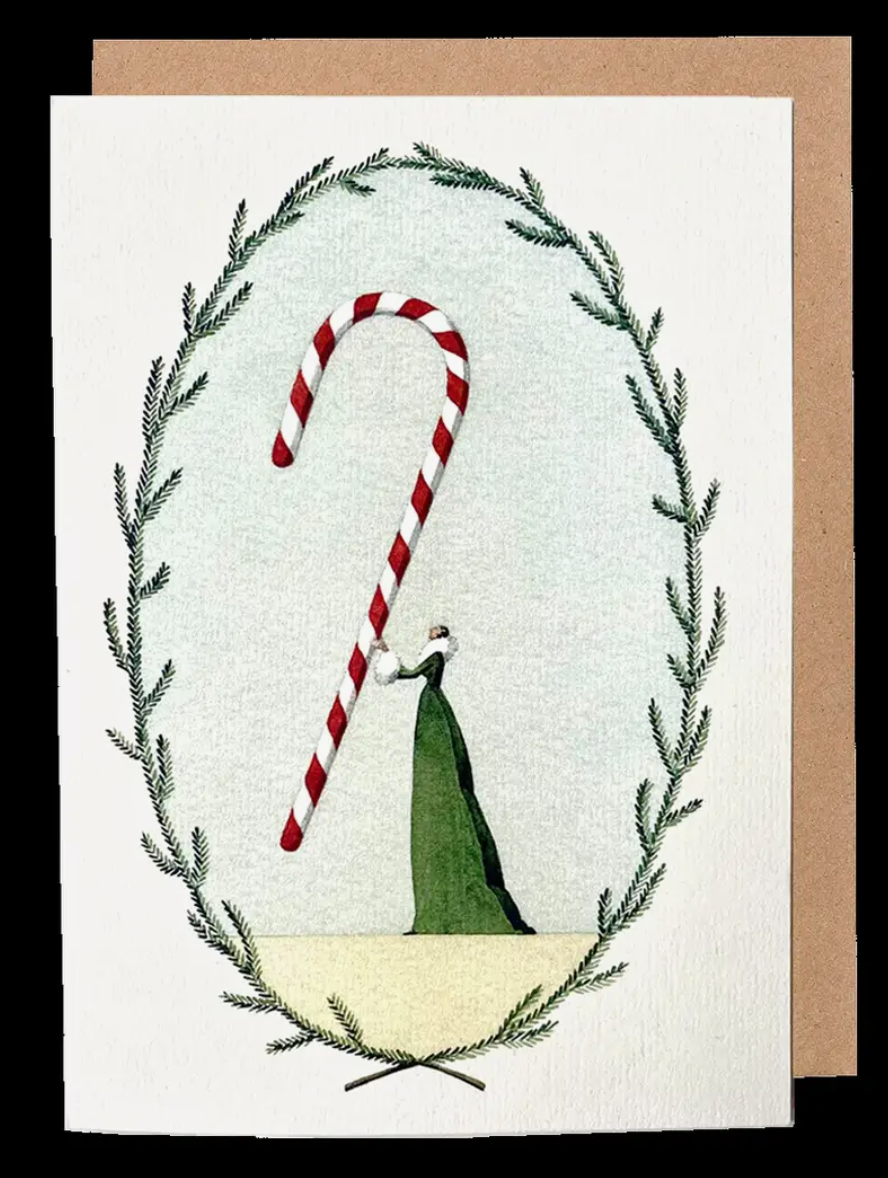 Laura Stoddarts Candy Cane Card
