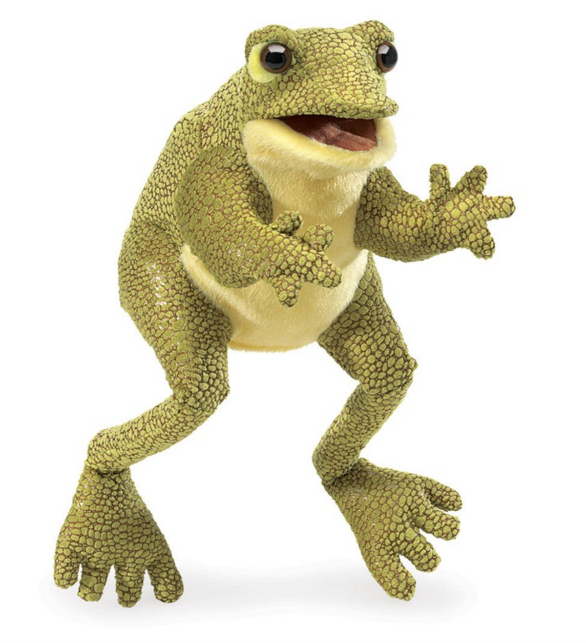 Folkmanis Funny Frog Puppet