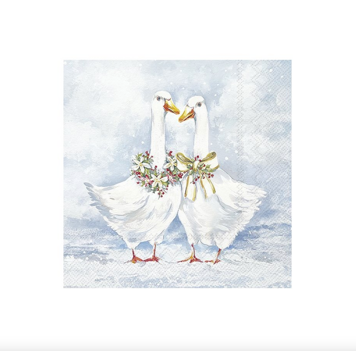 Lunch Napkin - "Two Goose Friends"