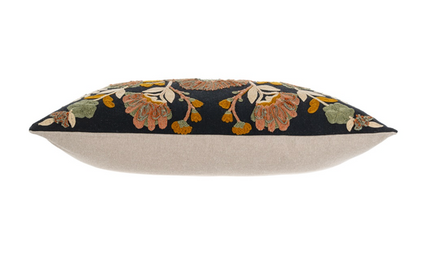 Aster Embroidered Pillow