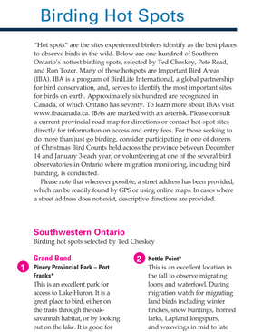 Lorimer Field Guide to Ontario Birds