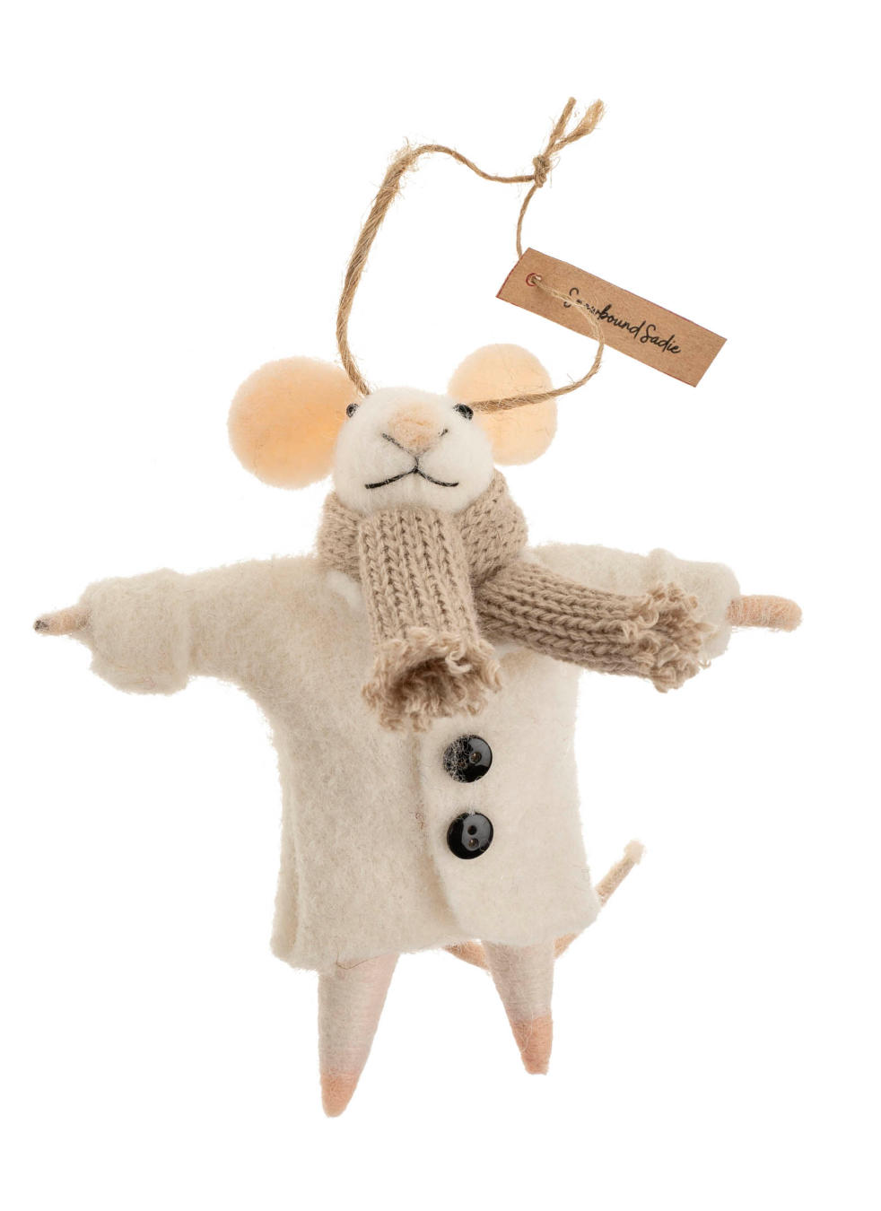 Snowbound Sadie Mouse Ornament
