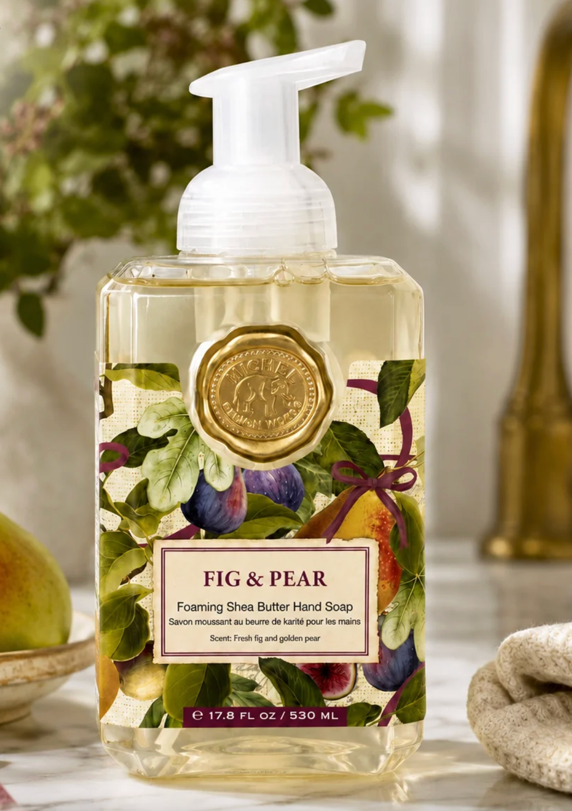 Michel Design Foaming Hand Soap - Fig & Pear
