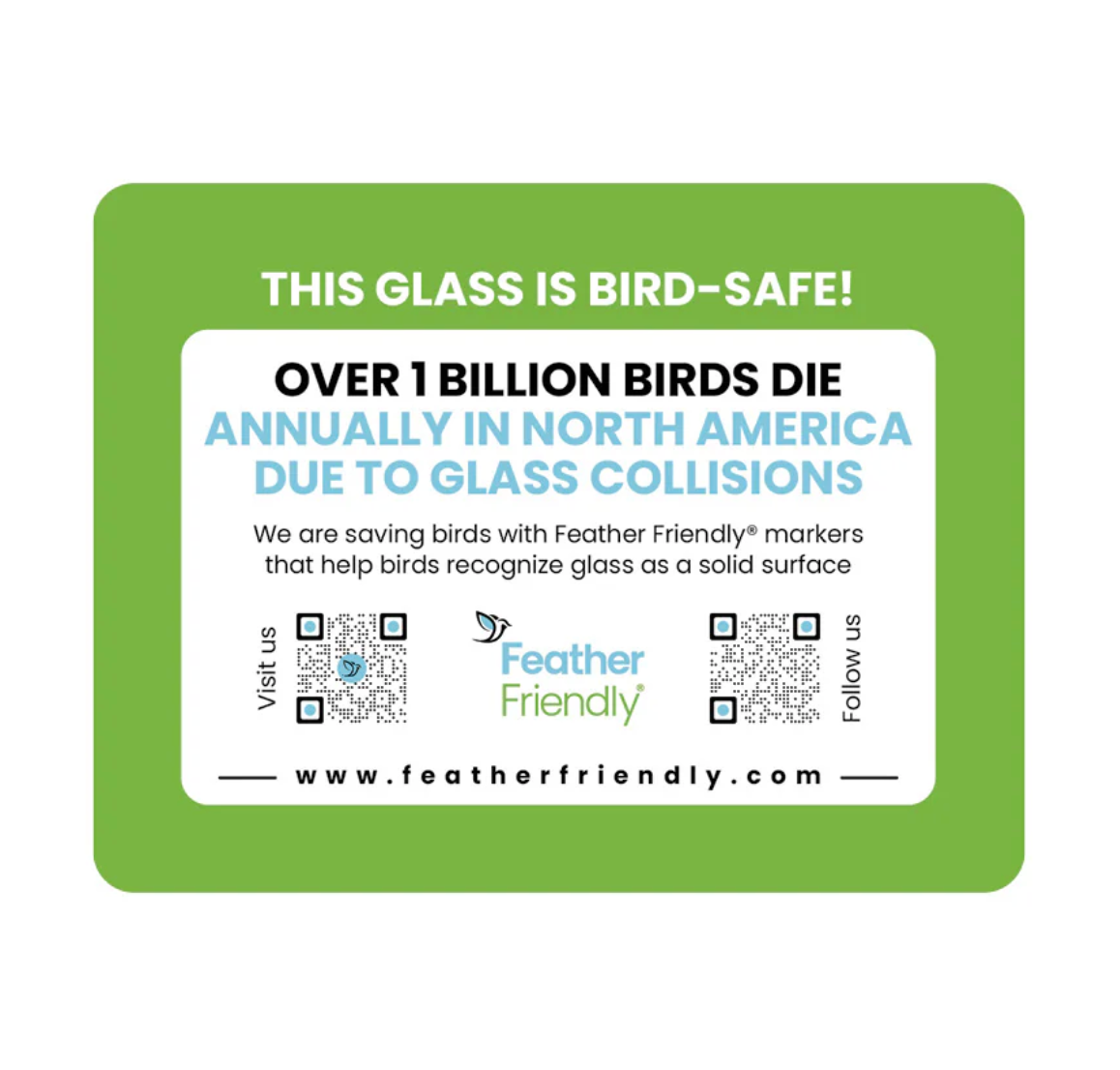 Feather Friendly Bird Collision Pattern Tape