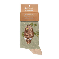 Wrendale Socks - Treetop Owl