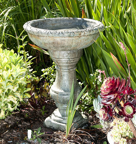 Cast Art Studios- Tuscan Birdbath