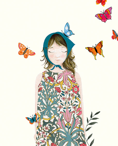 Veryan - Girl and Butterflies