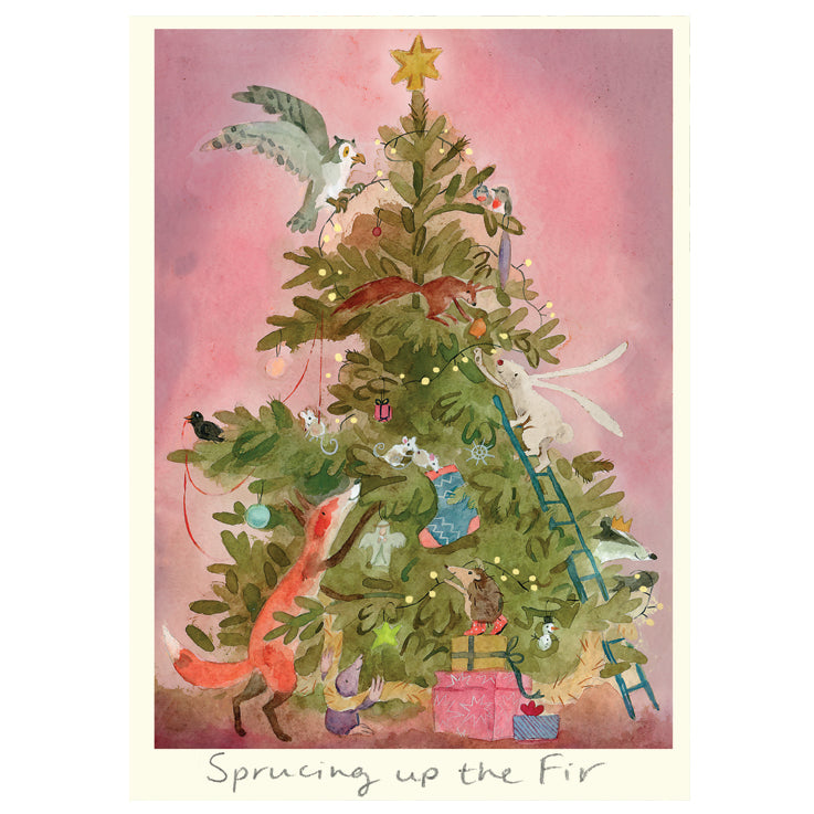 Sprucing Up The Fir Chistmas Card