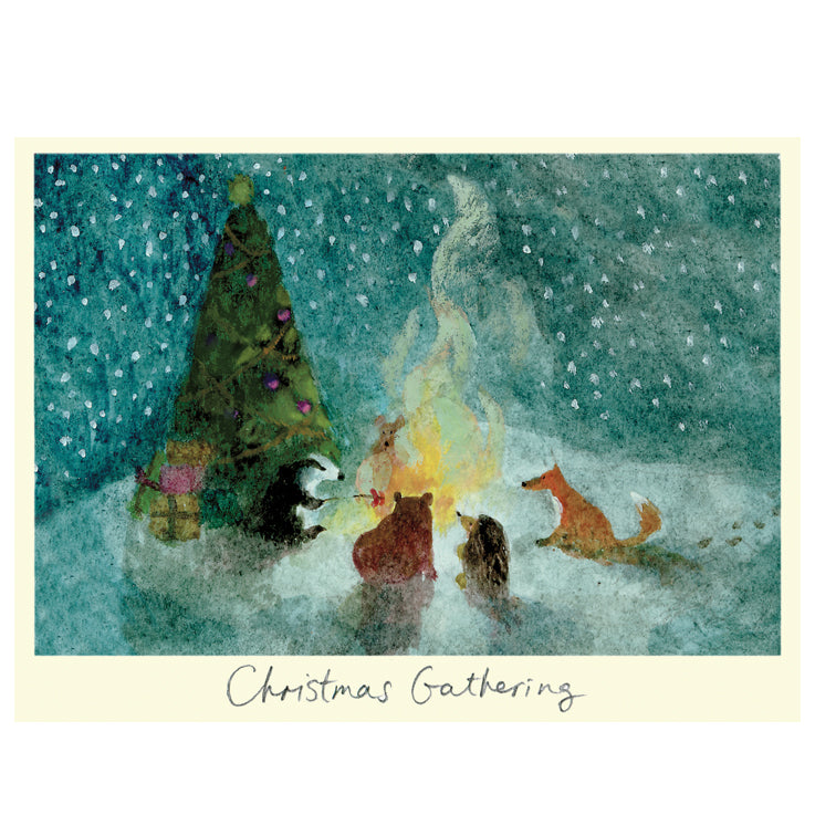 Christmas Gathering Christmas Card